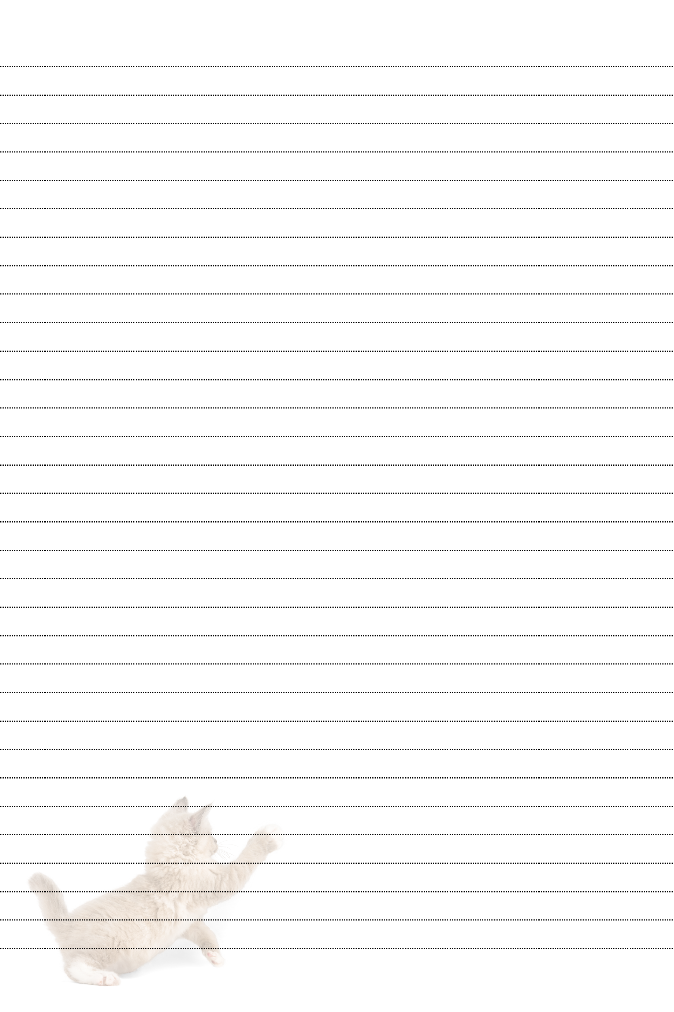 notitieboek poesjes