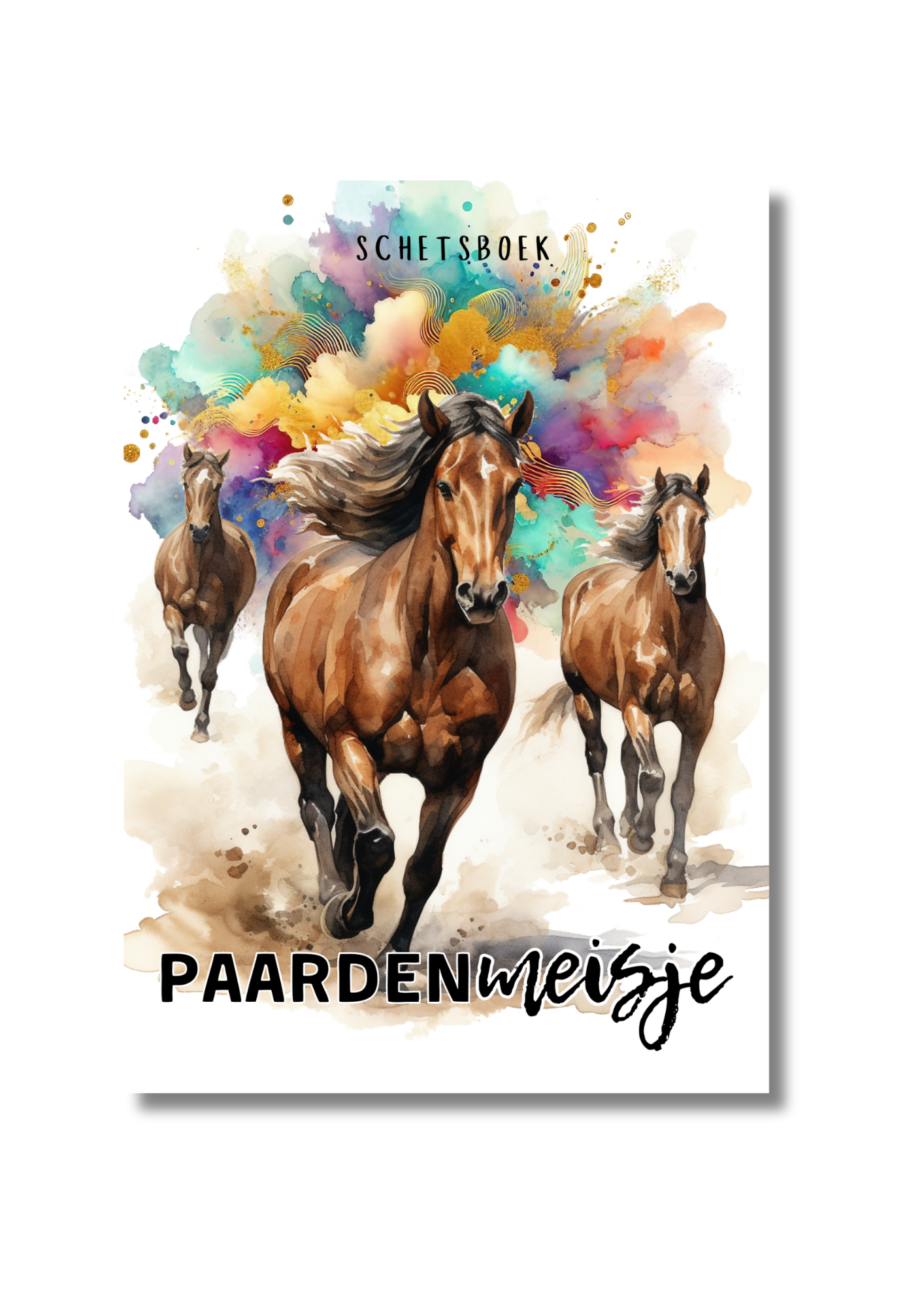 schetsboek paard tekenboek