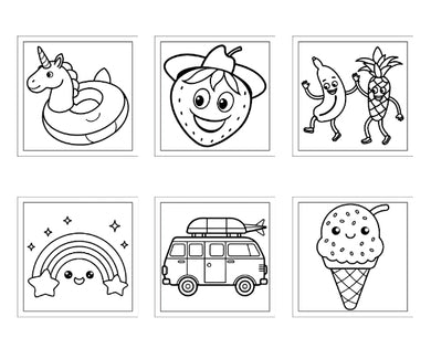 Kleurboek voor kinderen: Summer vibes - 40 zomerse ontwerpen brengen je meteen in een zonnige stemming!