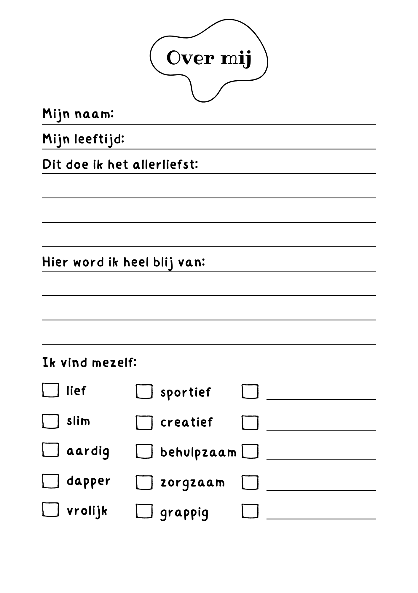 Zelfreflectie-dagboek voor kinderen: Persoonlijke groei vanaf 8 Jaar - Interactieve en speelse elementen voor zelfreflectie, affirmaties en dankbaarheid
