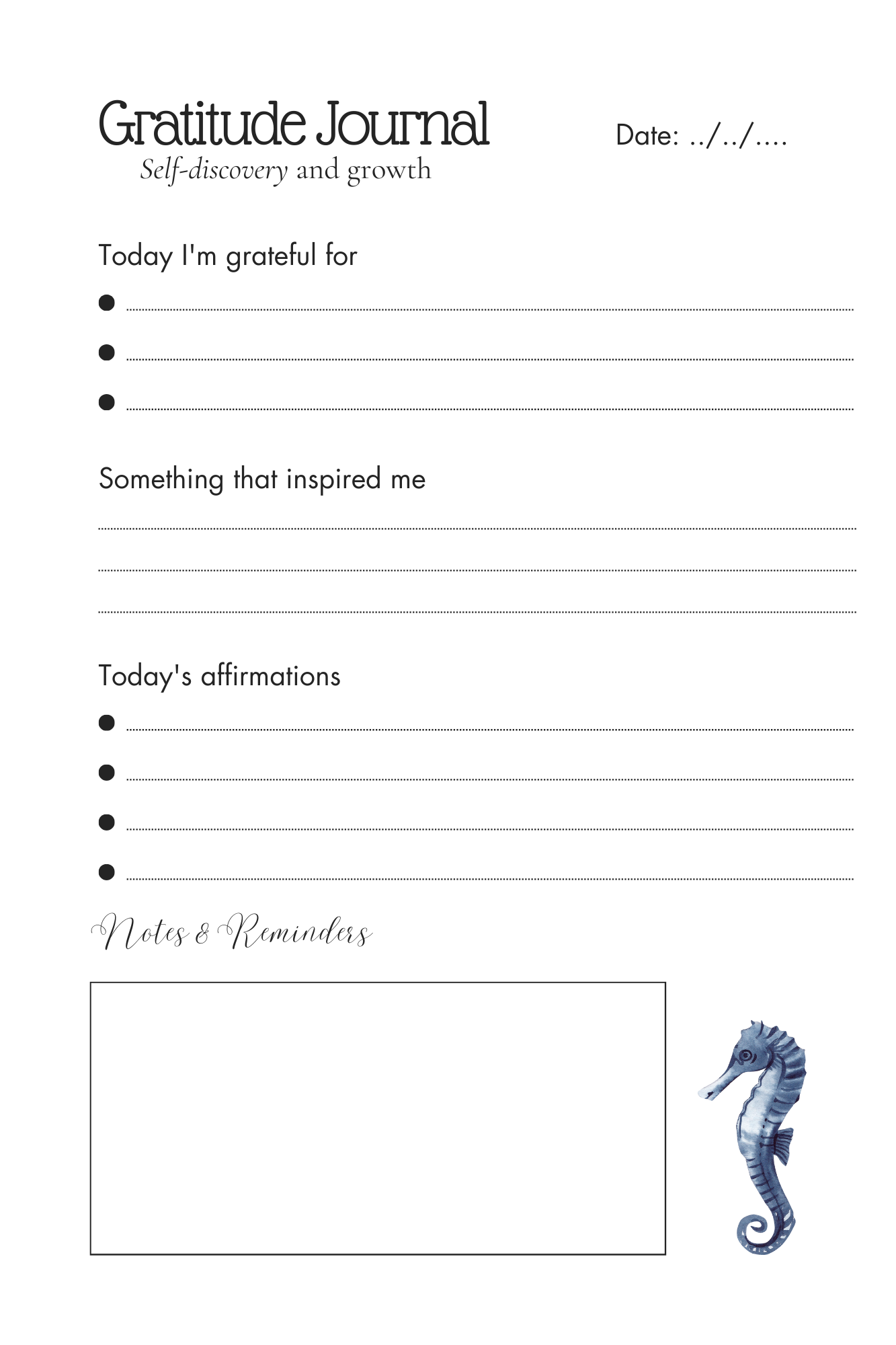 gratitude journal with prompts