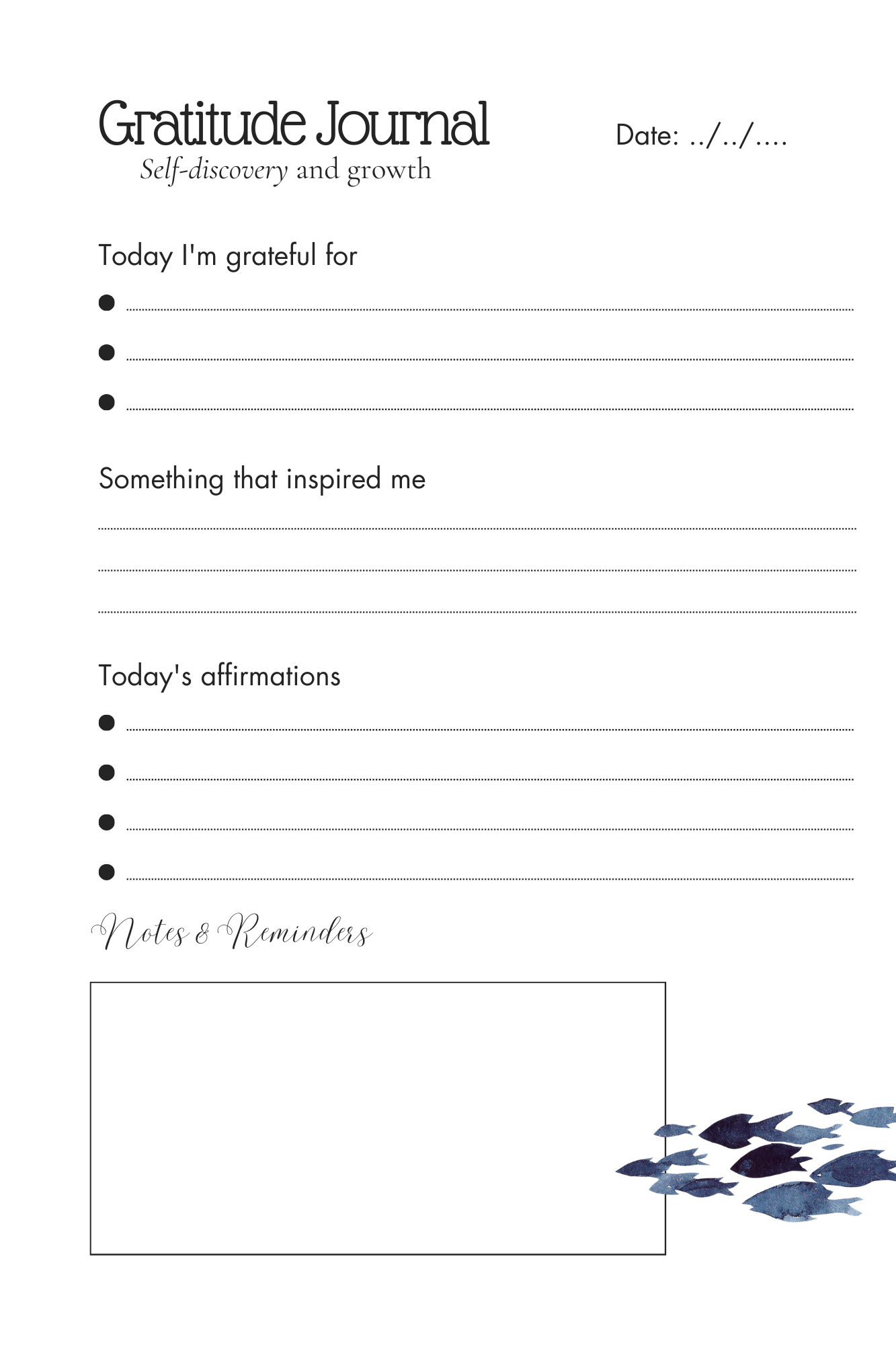 gratitiude journal daily