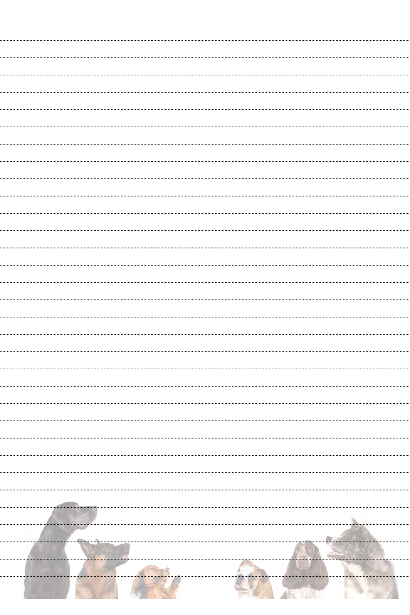 notitieboek honden