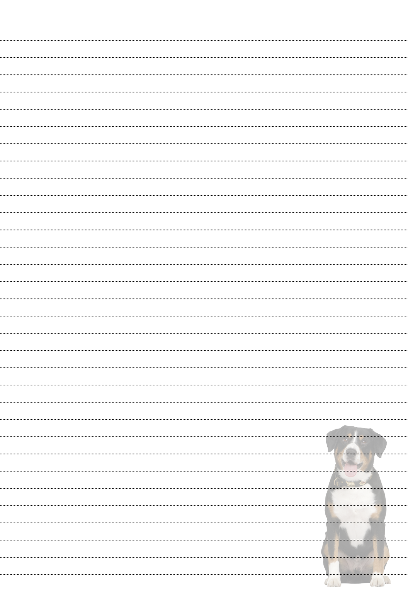 notitieboek puppy