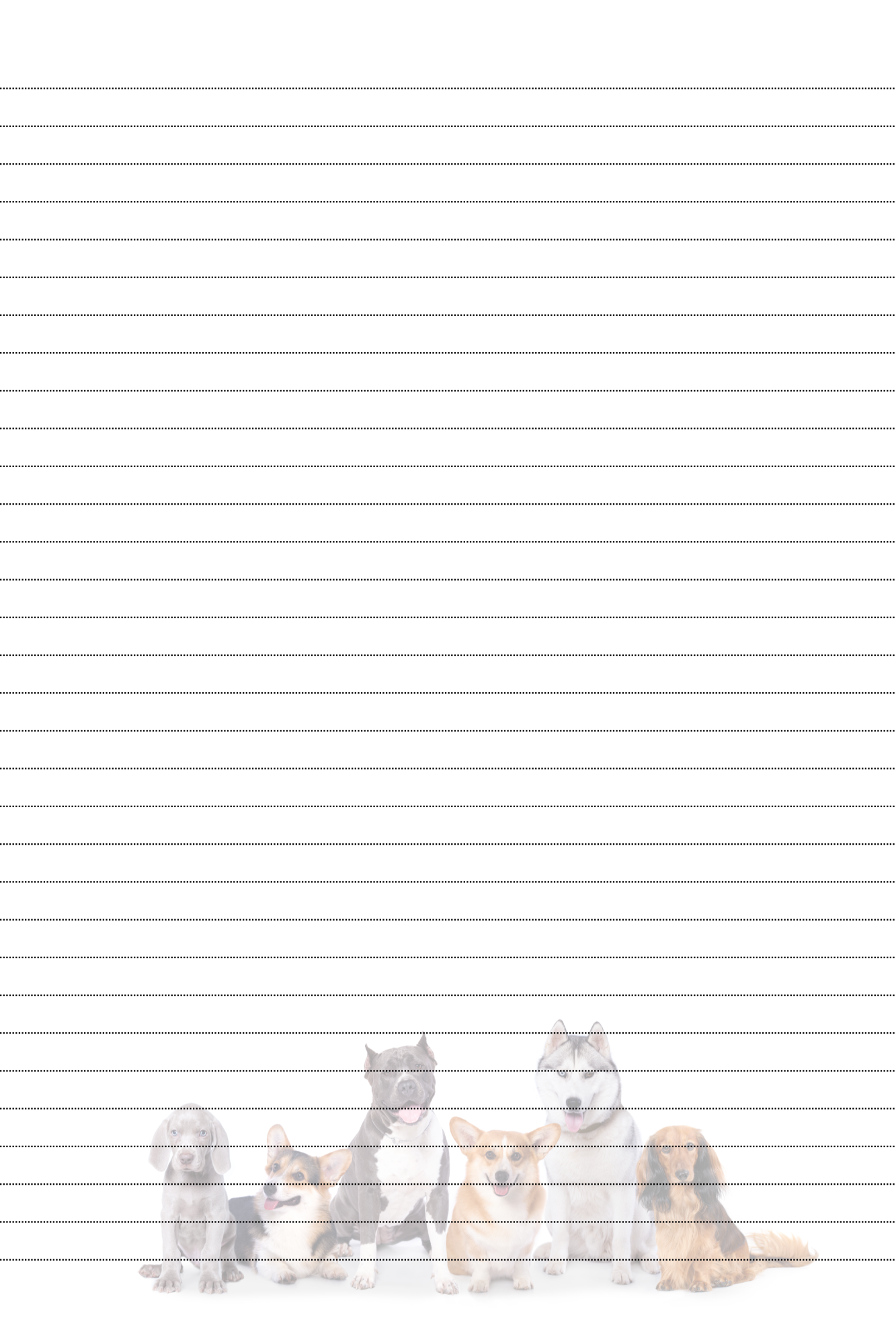 Notitieboek voor Hondenliefhebbers: A5 formaat met 150 Gelinieerde blz en glanzende softcover - volop schrijfruimte