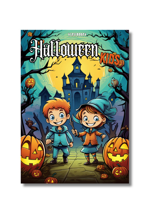 Kleurboek voor kinderen: Halloween deel 2! - Nog 22 Griezelig schattige kleurplaten in handig A5 formaat voor de motorische ontwikkeling