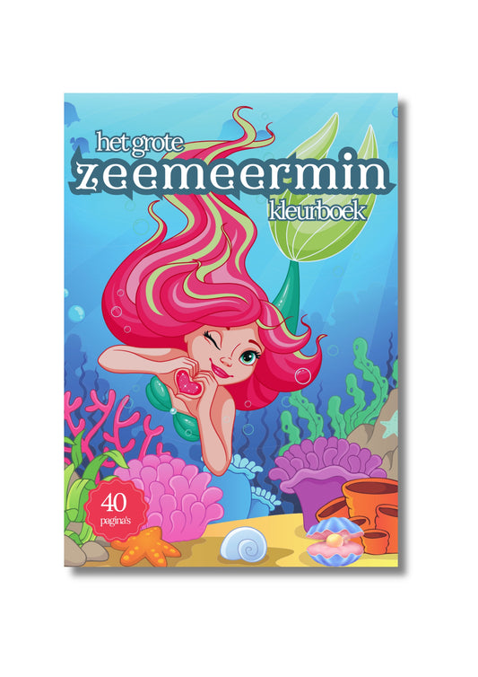 Kleurboek voor kinderen: Zeemeerminnen - 40 prachtige pagina's vol onderwaterleven en magie