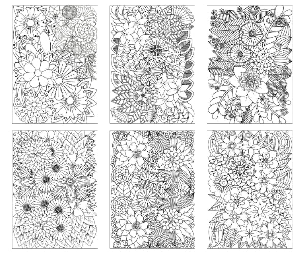 Kleurboek voor volwassenen deel 2: Bloemendesign - 55 Nieuwe en ontspannende kleurplaten voor creativiteit en welzijn