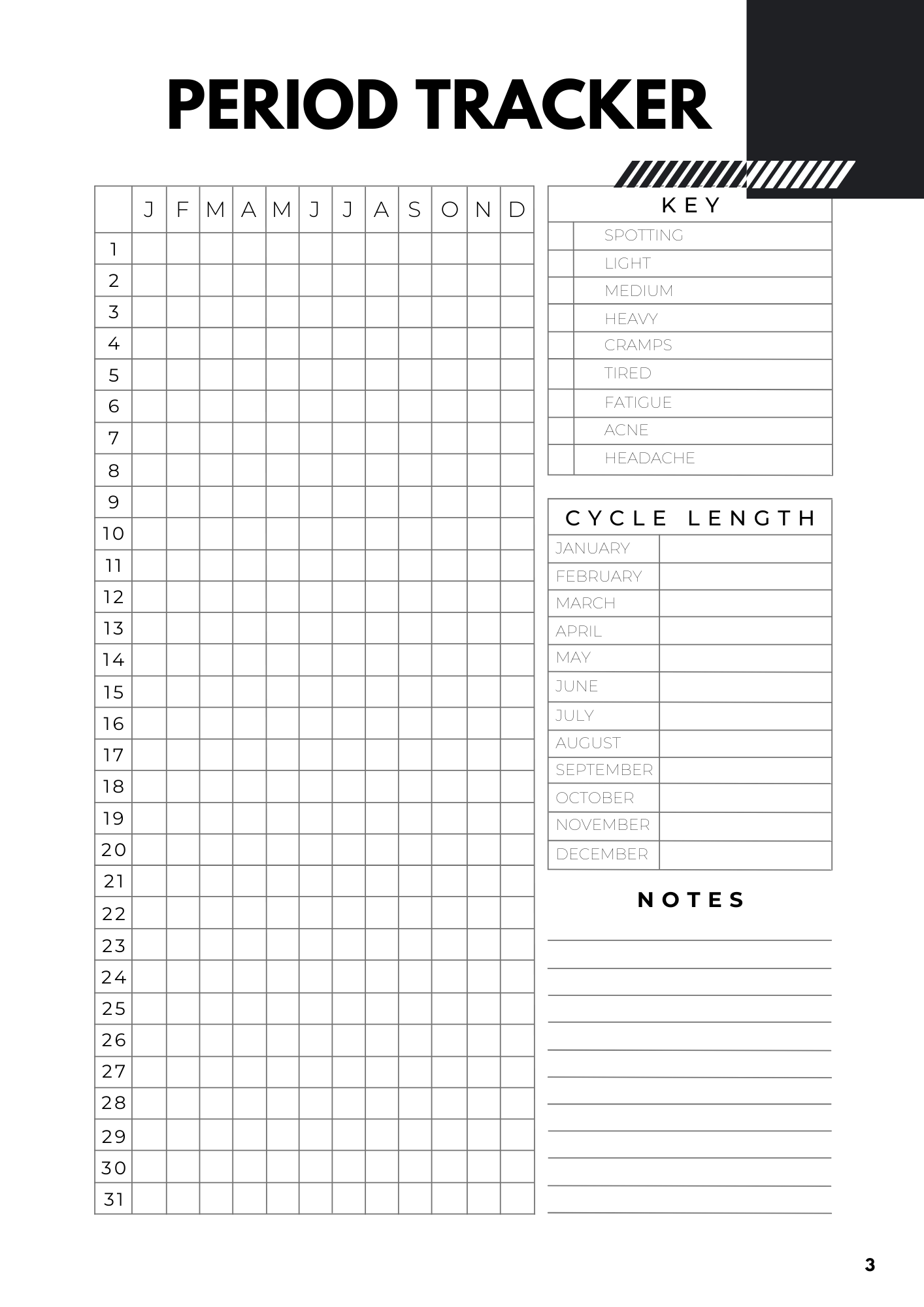 fitnessguide period tracker
