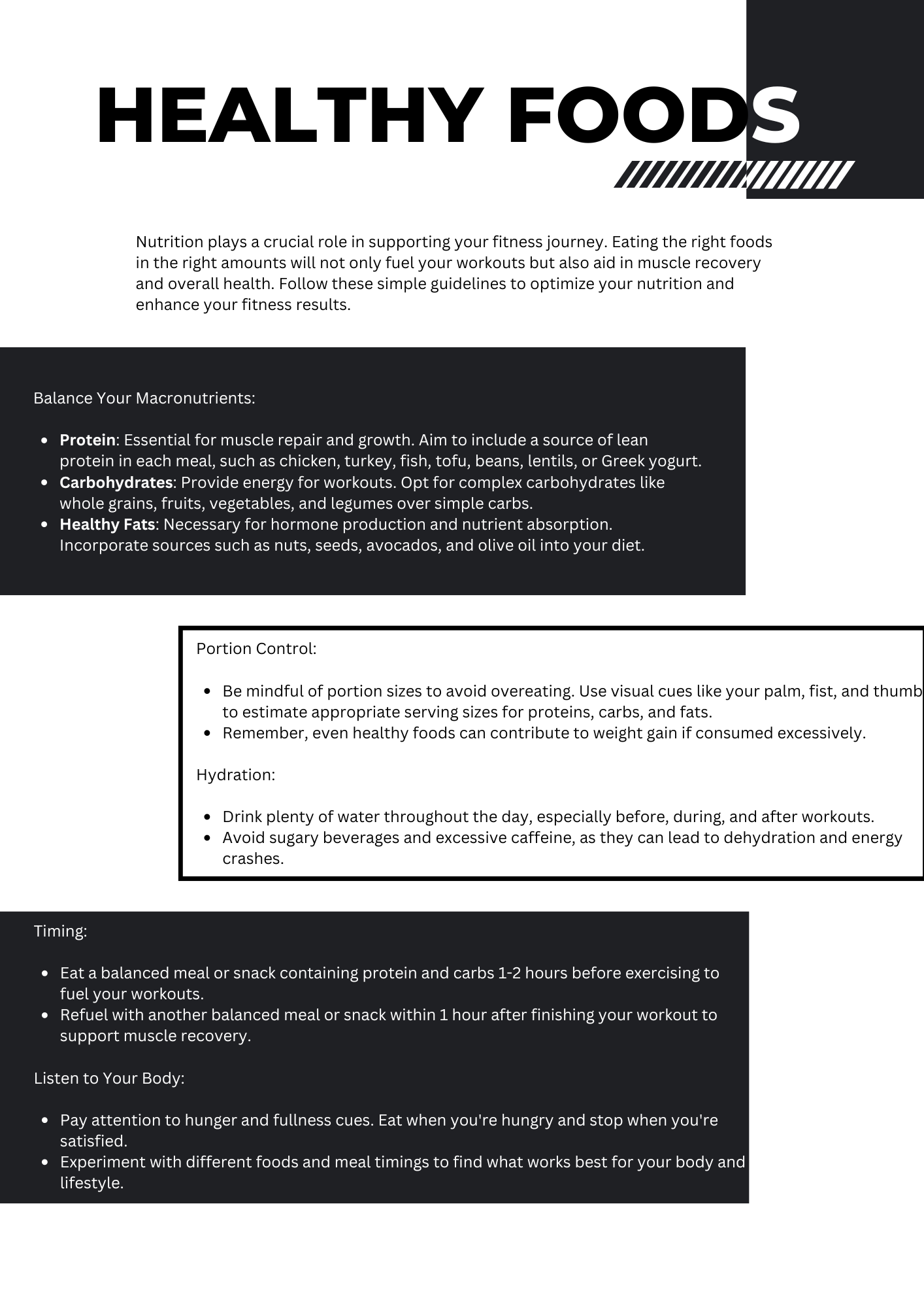 nutrition guide food