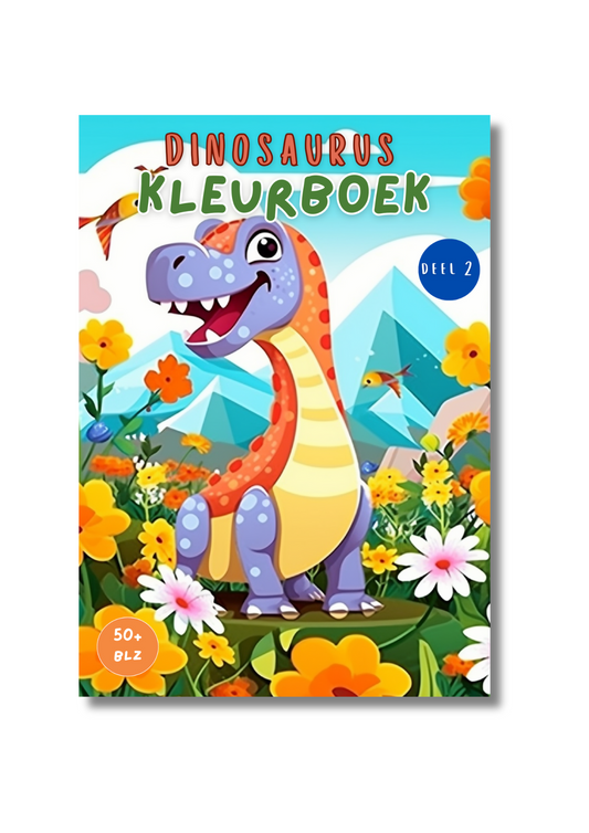 kleurboek dinosaurus a4